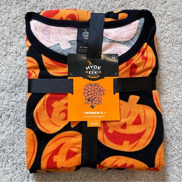 Target Hyde & Eek! | 2-Piece Family Sleep Set Pumpkins Print | Size Extra Large - Picture 2 of 6